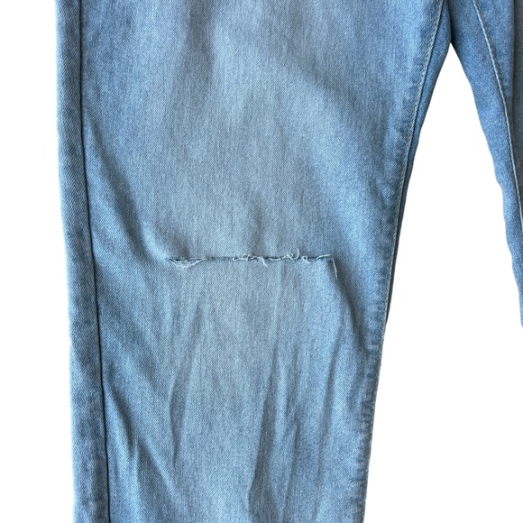 FOREVER 21+ Denim Boyfriend Jean Women’s Size 12 New With Tags Distressed - Picture 6 of 9